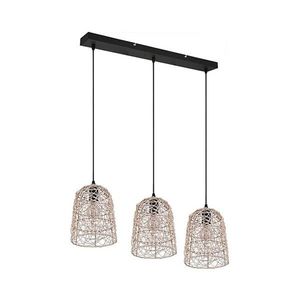 Reality - Luster na lanku LOVIS 3xE27/40W/230V čierny R31143036 vyobraziť