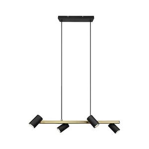Trio - Luster na lanku MARLEY 4xGU10/35W/230V čierna/zlatá 302400480 vyobraziť