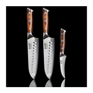 Gudaro-SADA 2x Santoku kuchynský nôž FENG 7, 5"+ 1xKuchynský nôž na ovocie FENG 3, 5" 2xGU0002+1xGU0004 vyobraziť