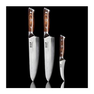 Gudaro - SADA 2x šéfkuchársky nôž FENG 8"+ 1x kuchynský nôž na ovocie FENG 3, 5" 2xGU0001+1xGU0004 vyobraziť