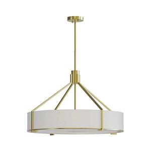 Open Design OR85662 - Luster na tyči DORETTO 6xE27/15W/230V pr. 70 cm zlatá/biela OR85662 vyobraziť