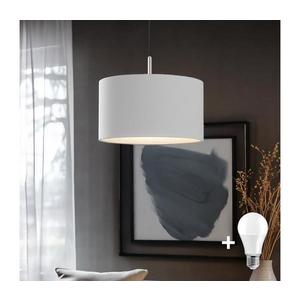 Eglo - LED závesné svietidlo TUNJA 1xE27/60W/230V biele 1xEG32517+1xEG32482 vyobraziť