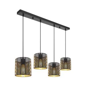 Globo 15450-4H - Luster na lanku ABINY 4xE27/60W/230V zlatá/čierna 15450-4H vyobraziť