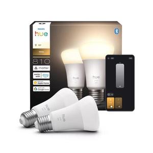 Súprava 2 ks stmievateľných LED žiaroviek Philips Hue WHITE E27/7W/230V 2700K 872110307256600 vyobraziť