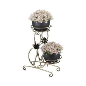 HowHomely Stojan na kvety 64x54 cm zlatá 10-1181/zloty vyobraziť