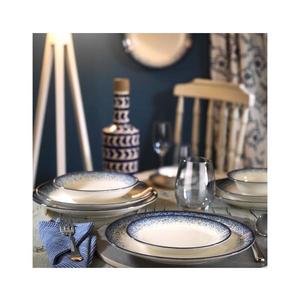 24-dielna jedálenská súprava, biela/modrá, porcelán 710KTP2742 vyobraziť