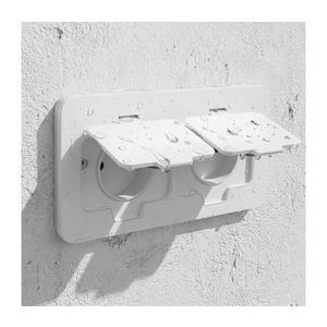 Brilagi - Vonkajšia vstavaná podlahová dvojitá zásuvka IP55 biela obdĺžniková 5B323W-OEM vyobraziť