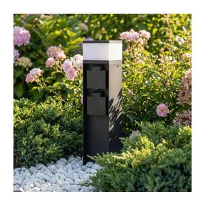 Brilagi - Vonkajšia lampa s 2 zásuvkami SCHUKO 1xG9/11W/230V IP44 čierna PG13BG-OEM vyobraziť