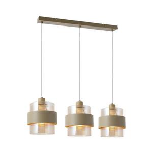 Luster na lankách VALENTINO 3xE27/15W/230V béžová/číra ML2239 vyobraziť