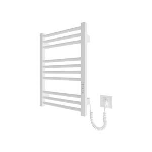 Mario-Radiators Kúpeľňový rebríkový radiátor HF DERBY 100W/230V 57x43 cm biely pravý 6.1.0400.06.WM vyobraziť