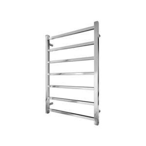 Mario-Radiators Kúpeľňový rebríkový radiátor INOX TOKIO 161W/230V 77x53 cm nerez/lesklý chróm 1.7.044615.P vyobraziť