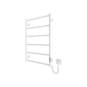 Mario-Radiators Kúpeľňový rebríkový radiátor CLASSIC 110W/230V 80x53 cm nerez/biela pravý 2.3.0703.10.WM vyobraziť