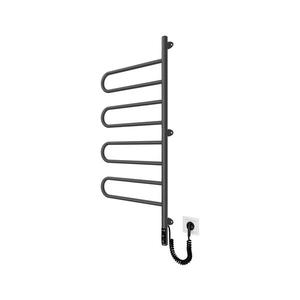 Mario-Radiators Elektrický otočný sušiak na uteráky TRISTAR 105W/230V 100x44, 5 cm IP44 nerez/čierna 2.3.0507.11.BM vyobraziť