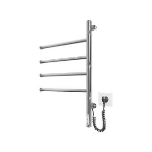 Mario-Radiators Elektrický otočný sušiak na uteráky VEER 50W/230V 60x44, 5 cm nerez/lesklý chróm 2.3.0407.11.P vyobraziť