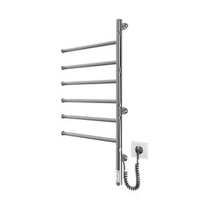 Mario-Radiators Elektrický otočný sušiak na uteráky VEER 80W/230V 80x44, 5 cm nerez/lesklý chróm 2.3.0408.11.P vyobraziť