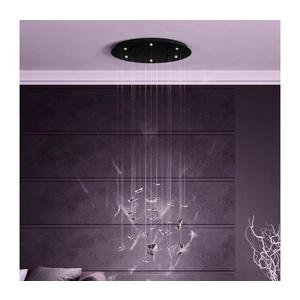 Eglo 390435 - LED stlmiteľný luster na lanku ADRADOS 6xLED/4, 2W/230V čierny/číry 390435 vyobraziť