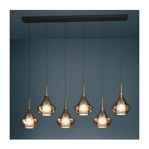 Eglo 390441 - Závesné svietidlo na lanku ALMOSTER 6xE27/28W/230V medené 390441 vyobraziť