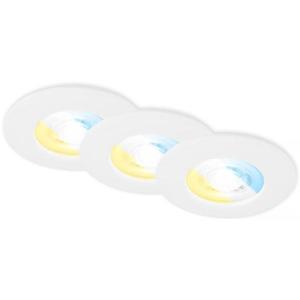 Briloner 7605036-SADA 3xLED Kúpeľňové podhľadové svietidlo 3xLED/4, 9W/230V IP44 biela 7605036 vyobraziť