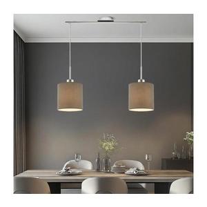 Eglo - LED luster na lankách TUNJA 2xE27/60W/230V taupe 1xEG32519+2xEG32913 vyobraziť