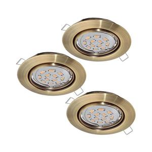 Eglo 94409 - SADA 3x LED podhľadové svietidlo PENETO 1xGU10-LED/5W/230V 94409 vyobraziť