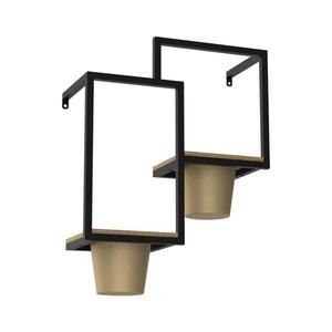 Nástenný kvetináč 46x36cm zlatá 8095 vyobraziť