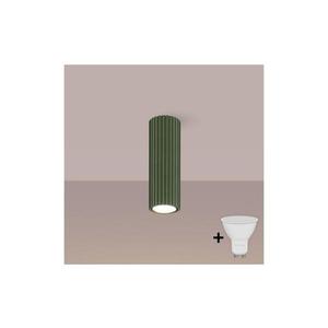 Brilagi - LED bodové svietidlo CRESTO 1xGU10/10W/230V 20 cm zelené BR.1607 vyobraziť