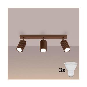 Brilagi - LED Bodové svietidlo CRESTO 3xGU10/10W/230V hnedé BR.1962 vyobraziť