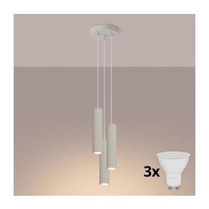 Brilagi - LED luster na lanku CRESTO 3xGU10/10W/230V krémový BR.1595 vyobraziť