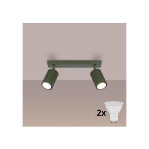 Brilagi - LED bodové svietidlo CRESTO 2xGU10/10W/230V zelené BR.1618 vyobraziť