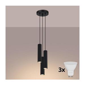 Brilagi - LED luster na lanku CRESTO 3xGU10/10W/230V čierny BR.1576 vyobraziť