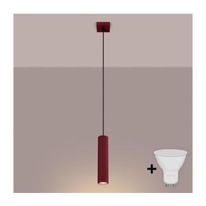 Brilagi - LED luster na lanku CRESTO 1xGU10/10W/230V bordová BR.1918 vyobraziť