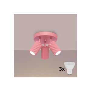 Brilagi - LED bodové svietidlo CRESTO 3xGU10/10W/230V ružové BR.1941 vyobraziť