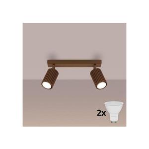 Brilagi - LED bodové svietidlo CRESTO 2xGU10/10W/230V hnedé BR.1961 vyobraziť