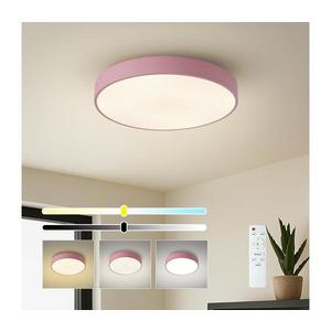 Brilagi - LED stmievateľné stropné svietidlo POOL, 48 W, 230 V, 3000–6000 K, 40 cm, ružové, s diaľkovým ovládaním BRI691 vyobraziť