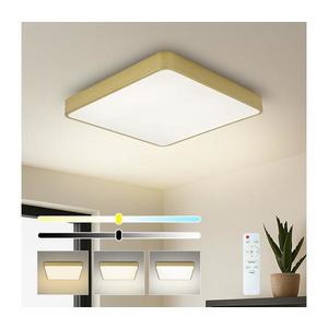 Brilagi-LED stmievateľné stropné svietidlo POOL LED/36W/230V 3000-6000K 40x40 cm zlaté + diaľkové ovládanie BRI661 vyobraziť