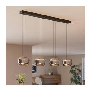 Eglo 390433 - stmievateľný LED luster na lankách HORTUNAS 4xLED/5, 8W/230V čierna/dymová 390433 vyobraziť