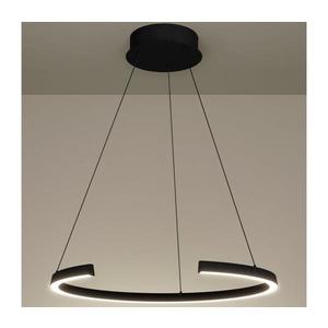 Eglo 390533 - LED stmievateľné závesné svietidlo na lanku LABONETE LED/24, 8W/230V čierne + diaľkové ovládanie 390533 vyobraziť