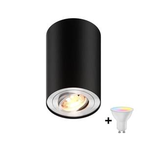 Zuma Line 89201-N - LED RGBW stmievateľné bodové svietidlo RONDOO 1xGU10/6W/230V čierne + diaľkové ovládanie ZL0285+AI2383 vyobraziť