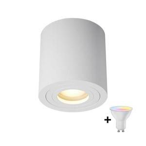Zuma Line ACGU10-158-N - LED RGBW stmievateľné bodové svietidlo 1xGU10/6W/230V IP44 biela + diaľkové ovládanie ZL0281+AI2383 vyobraziť