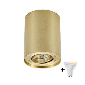 Zuma Line 94354-N - LED RGBW stmievateľné bodové svietidlo RONDOO 1xGU10/6W/230V zlaté + diaľkové ovládanie ZL0286+AI2383 vyobraziť