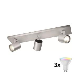 Philips 53093/48/12 - LED RGBW stmievateľné bodové svietidlo RUNNER 3xGU10/6W/230V chróm, s diaľkovým ovládaním P2955+3xAI2383 vyobraziť