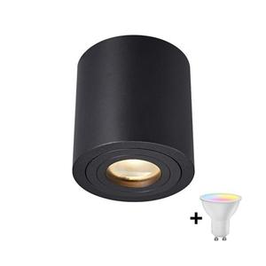 Zuma Line ACGU10-159-N - LED RGBW stmievateľné bodové svietidlo 1xGU10/6W/230V IP44 čierne + diaľkové ovládanie ZL0282+AI2383 vyobraziť