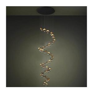 Eglo 390437 -LED Stmievateľný luster na lanku DRACERA 40xLED/1, 8W/230V čierna/zlatá 390437 vyobraziť