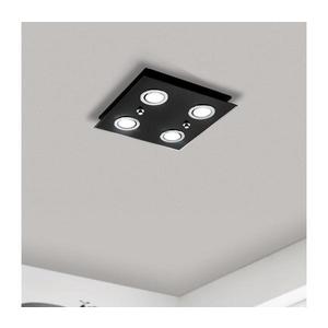 Eglo 33804 - LED Stropné svietidlo GRATTINO 4xGU10/2, 8W/230V 3000K čierna 33804 vyobraziť