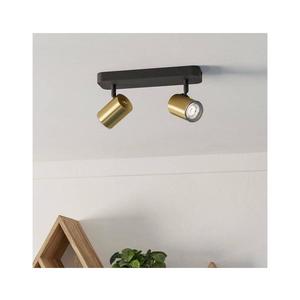 Eglo 300584 - Kúpeľňové bodové svietidlo CONSUMA 2xGU10/5W/230V IP44 čierna/zlatá 300584 vyobraziť