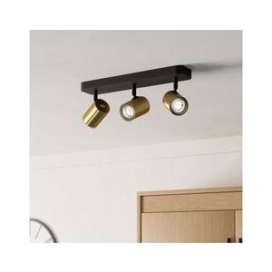 Eglo 300585 - Kúpeľňové bodové svietidlo CONSUMA 3xGU10/5W/230V IP44 čierna/zlatá 300585 vyobraziť