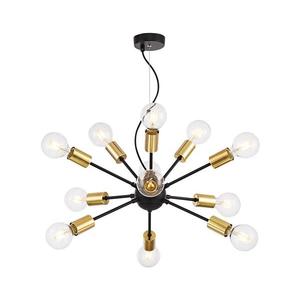 Maytoni T546PL-12B - Závesný luster JACKSON 12xE27/7W/230V čierna/zlatá T546PL-12B vyobraziť