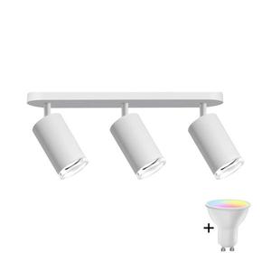 LED RGBW stmievateľné kúpeľňové bodové svietidlo TURYN 3xGU10/6W/230V IP44 biela SA1910+3xAI2383 vyobraziť