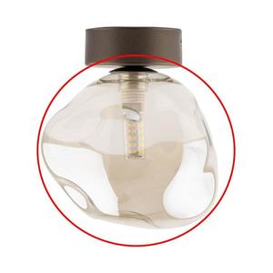 Náhradné sklo k lustru a nástennému svietidlu LAVA E27 dymovo-béžové 7982 vyobraziť