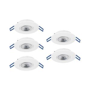 Eglo 300185 - Sada 5× LED zapustených stropných svietidiel GEDREZ LED/4, 9W/230V pr. 9 cm, biela 300185 vyobraziť
